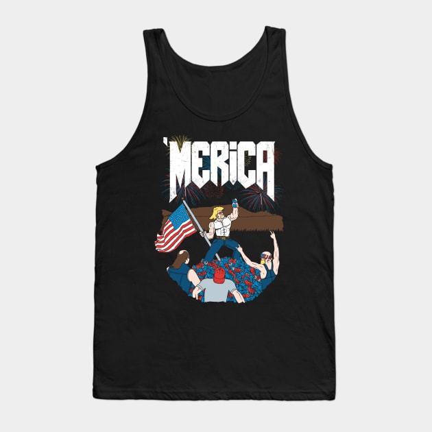 Merica Tank Top by tyleraldridgedesign